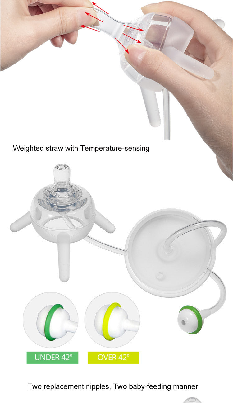 Baby Training Sippy Cup – Soft Silicone Spill-Proof Bottle