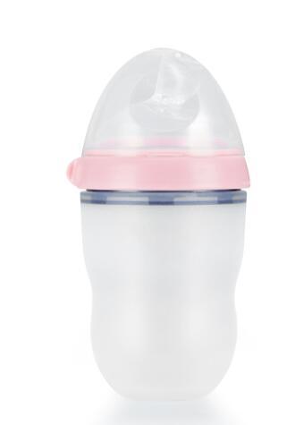Baby Training Sippy Cup – Soft Silicone Spill-Proof Bottle