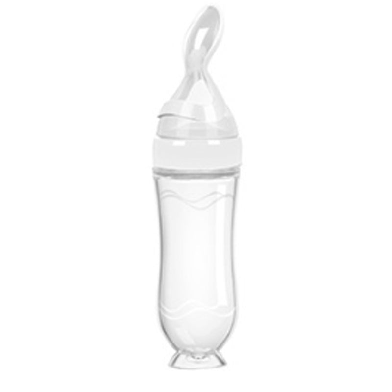 Baby Silicone Rice Paste Feeding Spoon – 90ML Soft Squeeze Bottle