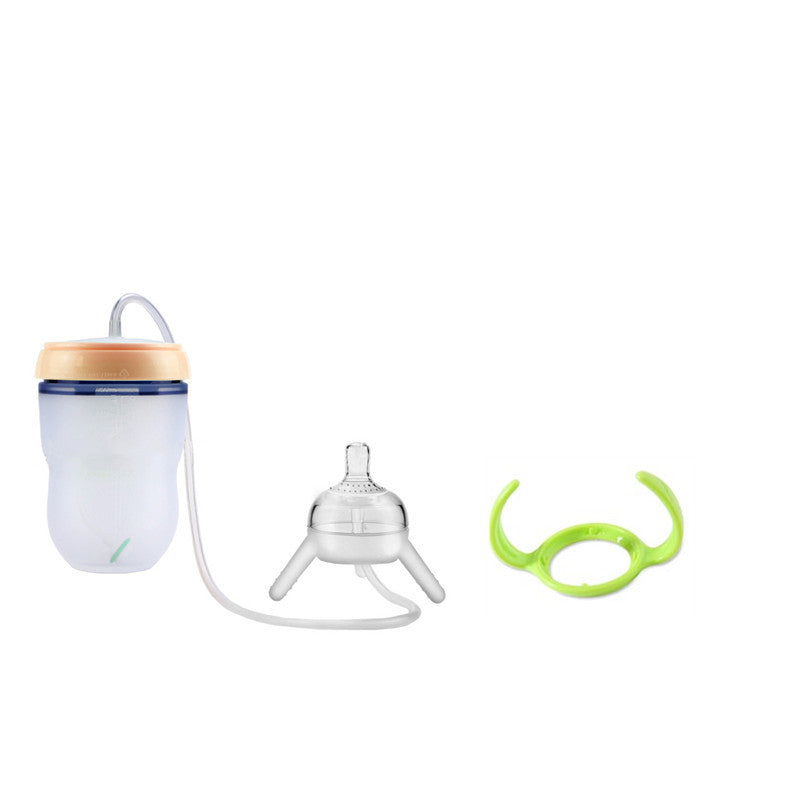 Baby Training Sippy Cup – Soft Silicone Spill-Proof Bottle