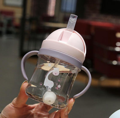 Baby Straw Cup – Leak-Proof, Drop-Proof, Anti-Choke Drinking Cup